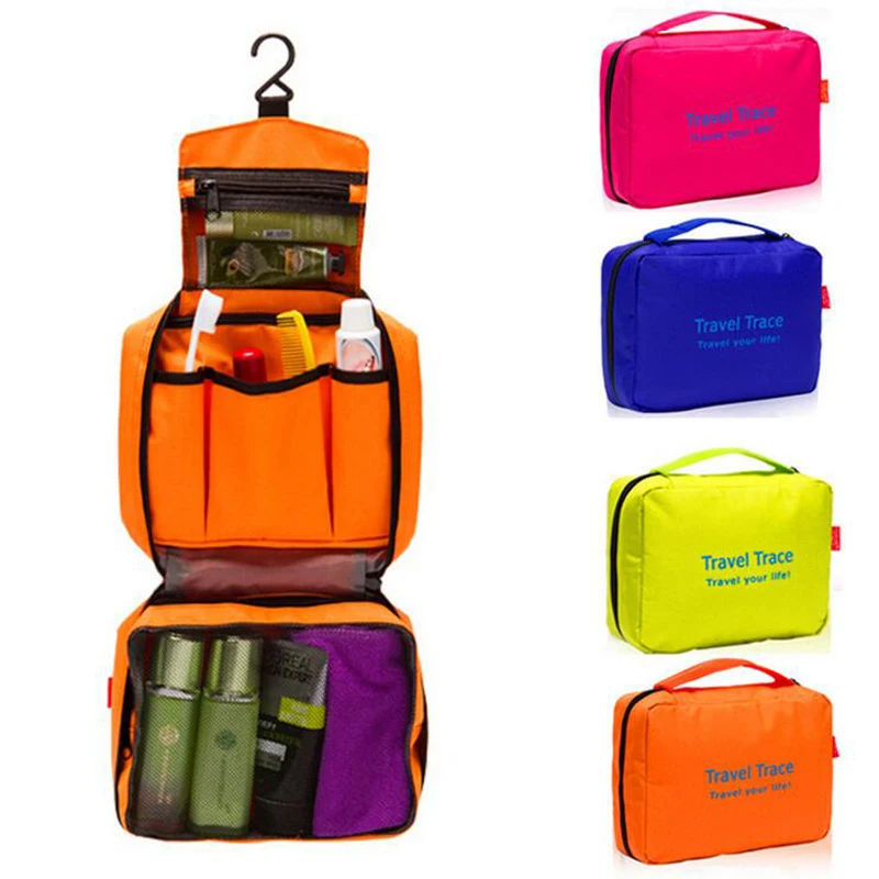 Вместительные многоцветные подвесные косметички для путешествий сумки мытья
