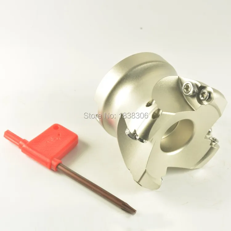 End mill Milling Cutter Face EndMill tool 1pcs EMR5R cutting 63mm 22mm bore 4T Mill Head CNC RPMW1003MO | Инструменты