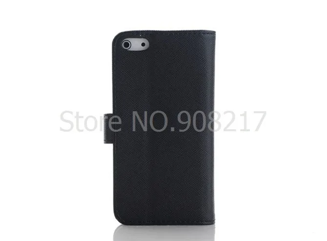 Wholesale Wallet Cases Protector Skin Covers for iphone 5 5s PU Leather Case With Credit Card Slots &amp Holder |