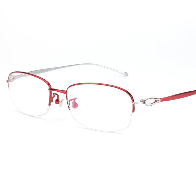 Opeco чисто титановые оптические очки женские RX способные оправы для очков с