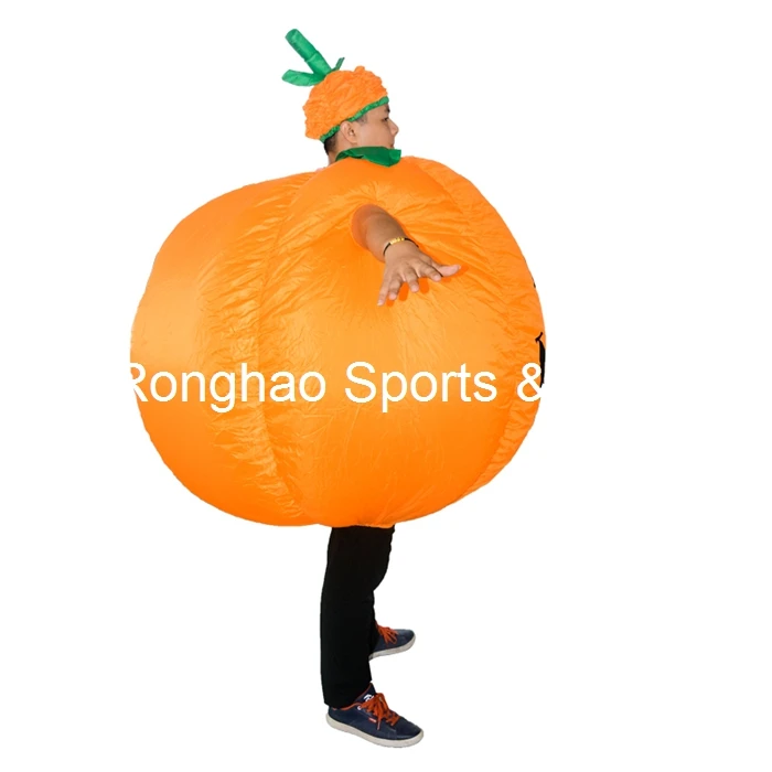 Взрослый надувной костюм тыквы Ronghao платье для косплея смешные костюмы Хэллоуина