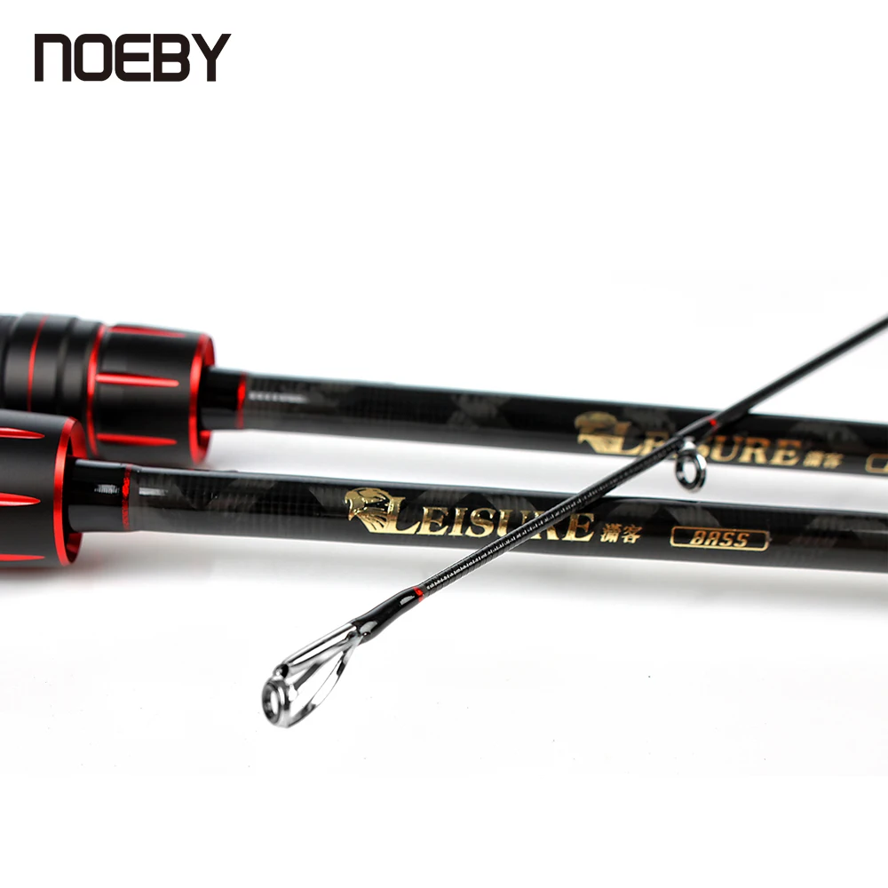 NOEBY Новая быстрая пресноводная приманка 1,98 м/2,13 м/2,29 м углеродное волокно Спиннинг/Литье приманки удочка для путешествий рыболовные снасти