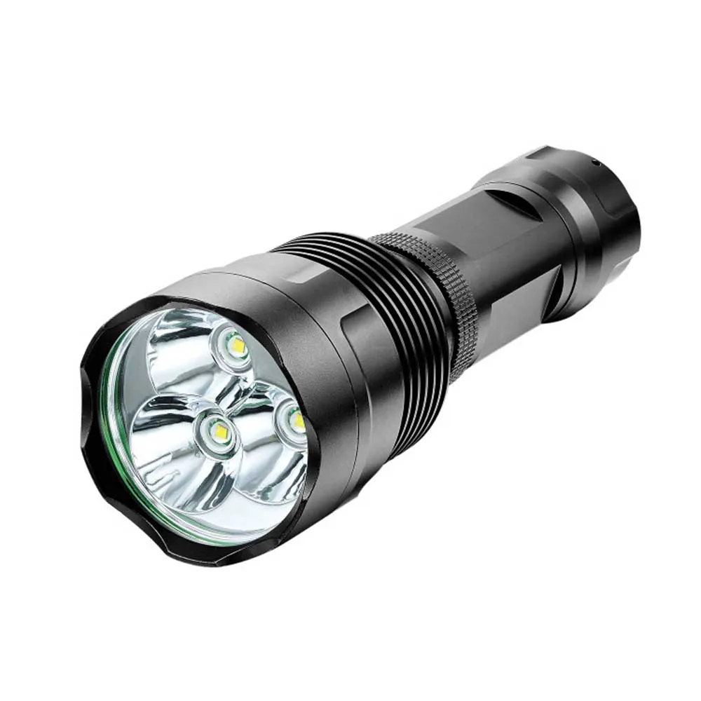 30 Вт супер яркий фонарик 3 16xT6 LED ligths long shot 500 м водонепроницаемый 18650/26650 освещение
