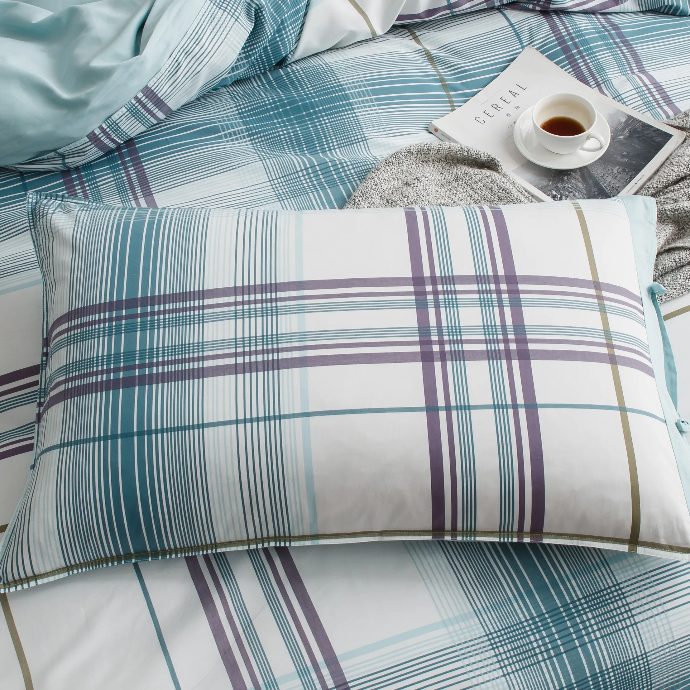 4pcs Bedding Set Bed Linen Duvet Cover Quilt Pillowcase Bedclothes Sheet ComforterHome Simple style Decorative | Дом и сад