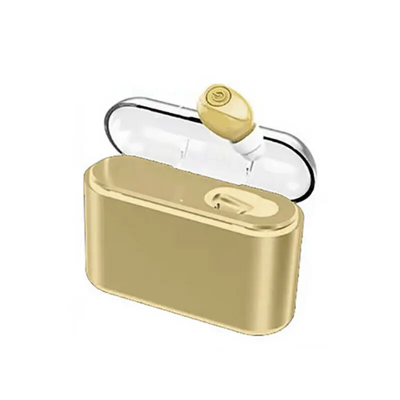 Single Earbud Skin X8 TWS настоящие беспроводные наушники 5D стерео Bluetooth наушники мини TWS водонепроницаемые наушники с зарядным устройством 2200 мАч Внешний аккумулятор - Цвет: Single Earbud Skin