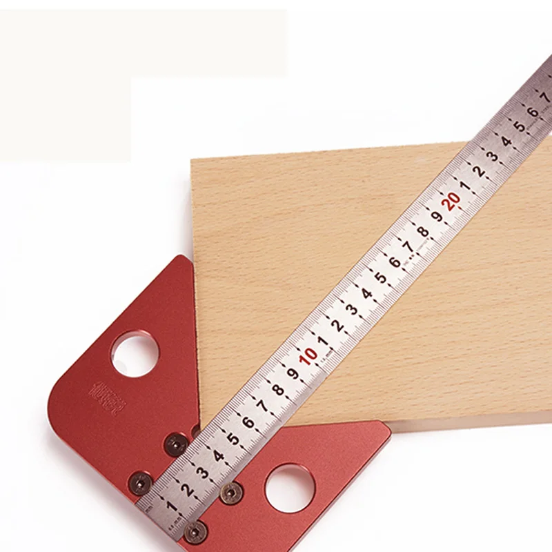 

Center Finder 45 Degree Angle Scriber Round Center Line Scribe Wood Ruled Carpenter Ruler Layout Hand Gauge Woodworking Tools