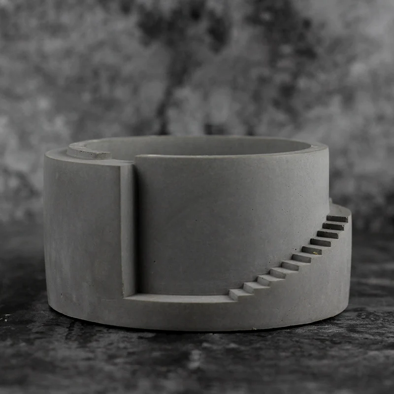 Новая силиконовая форма для бетонного плантатора круглого здания с формой