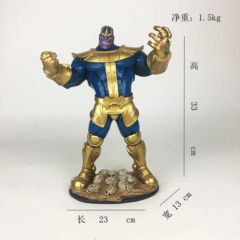33 см Marvel игрушки Мстители 3 INFINITY WAR Thanos ПВХ фигурки серия Титанов HERO Коллекционная
