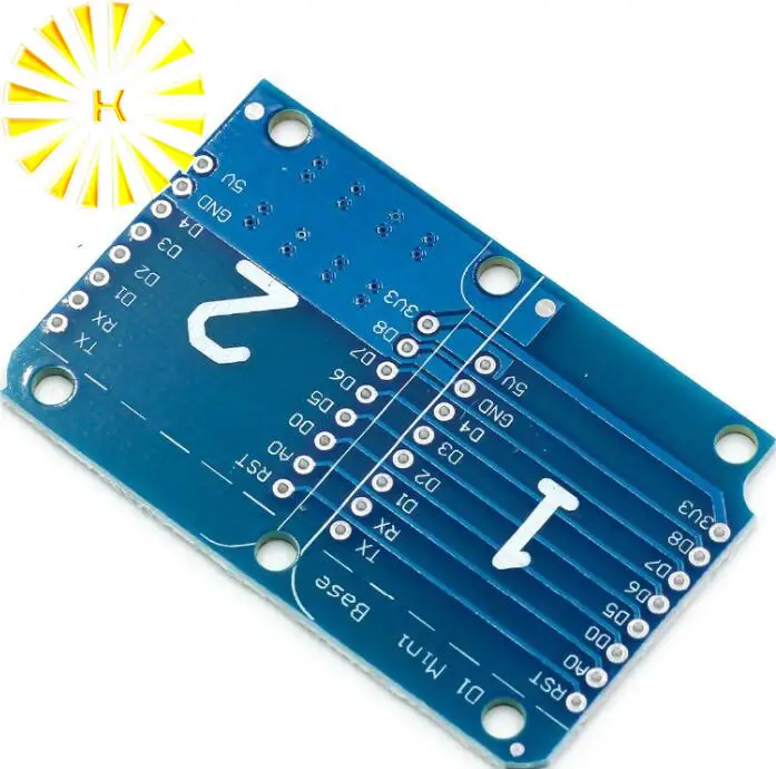 Двойная розетка с двойным основанием щит для Wemos D1 Mini NodeMCU ESP8266 Diy PCB разъем платы