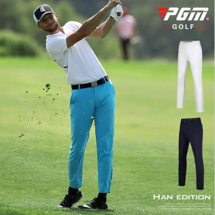 

PGM 2019 Men's Summer Pants High-elastic Golf Sports trousers Waist Elasticity Comfortable Breathable Men's Pants Sportswear