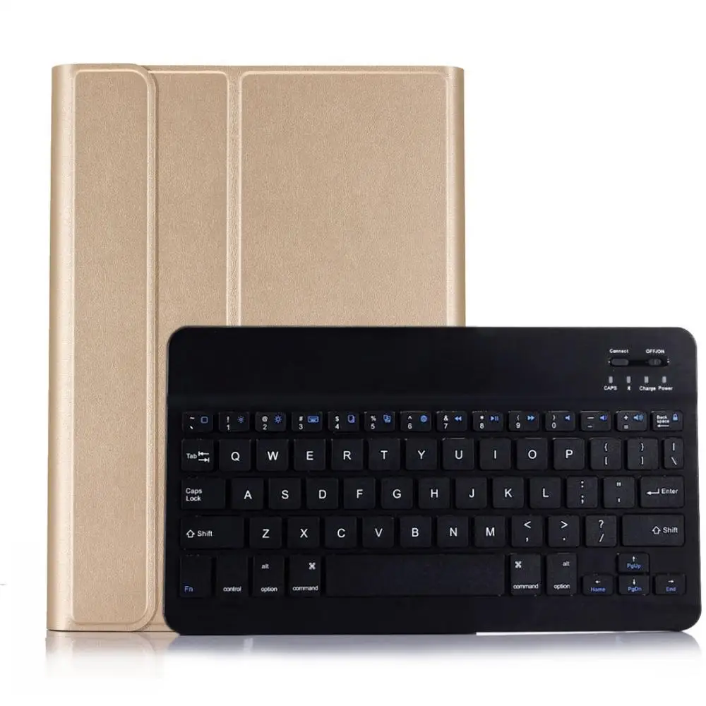 Gold with Black Для iPad Air 10,5 чехол для клавиатуры для iPad Pro 10,5 чехол для клавиатуры A1701 A2123 тонкий кожаный чехол Funda Bluetooth клавиатура - Цвет: Gold with Black
