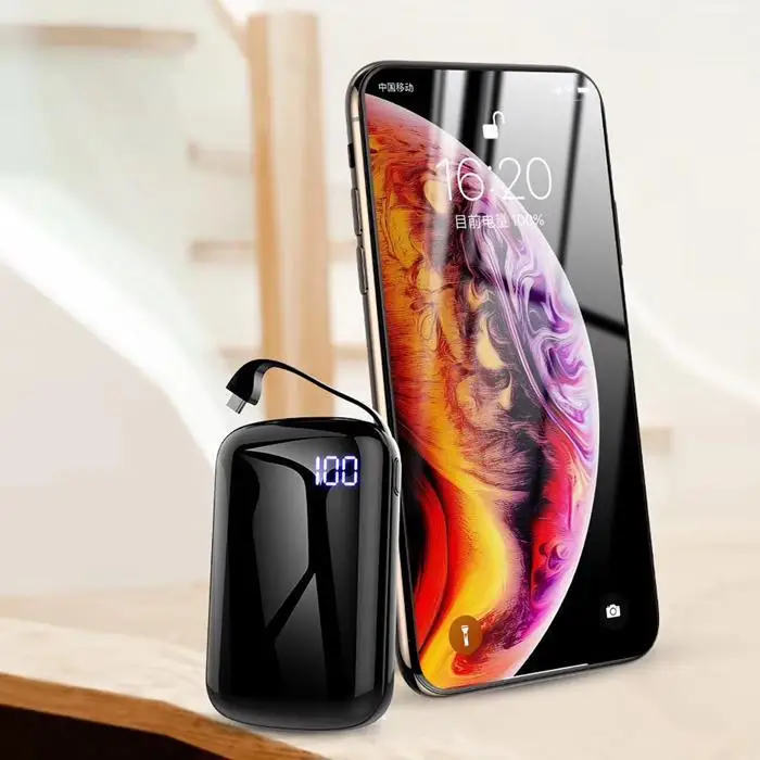 Мини Портативный внешний аккумулятор чехол 3*18650 с кабелем lcd цифровой дисплей