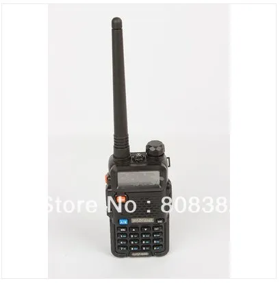 BAOFENG UV-5R 5Watts two way radio walkie talkie Dual band dual display 136-174MHZ &amp 400-520MHZ Free earpiece and long antenna |