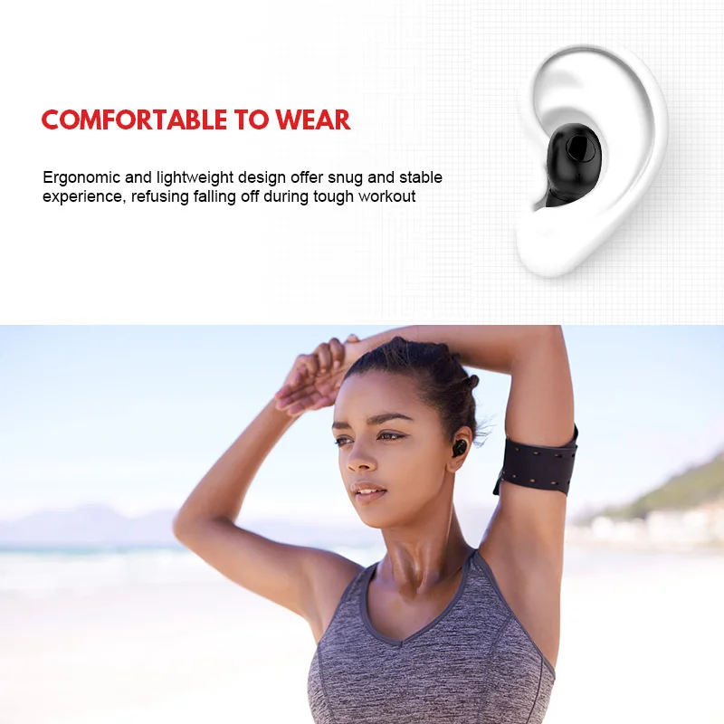Наушники TEAMYO xi6 Bluetooth 5 0 TWS беспроводные наушники бинауральные для звонков игровые