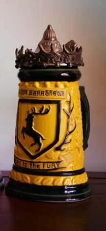 Аниме Игра престолов Пивная кружка чашка подписи Steins House Stark Lannister Targaryen Baratheon 22 oz Керамическая Пивная кружка STEIN - Цвет: Style 4