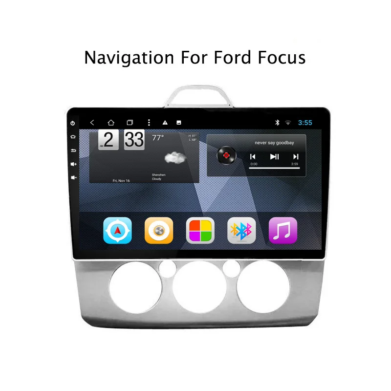 Navitopia четырехядерный Android 8 1 автомобильный DVD gps для Ford Focus 2006-2014 Радио стерео с