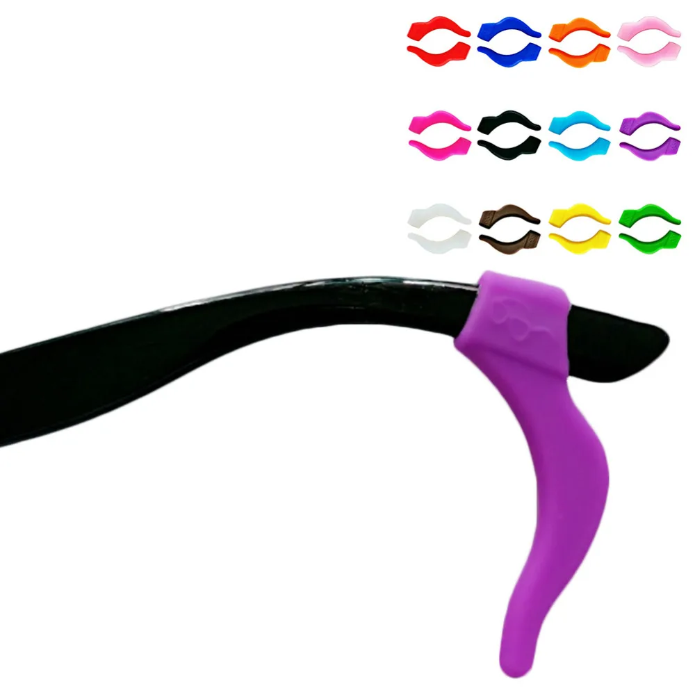 HitTime модные новые силиконовые очки держатель ушные крючки замки Нескользящая