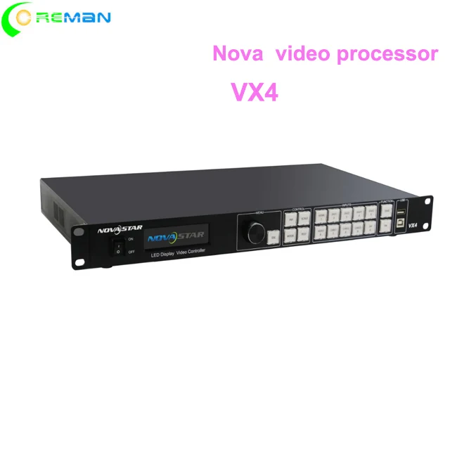 Видеоконтроллер DVI loop nova VX4 CVBS VGA HDMI DP видеопроцессор p2p1.9 внутренний СВЕТОДИОДНЫЙ