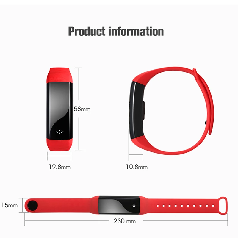 Wearpai M2S спортивный смарт браслет Браслет измеритель пульса IP67