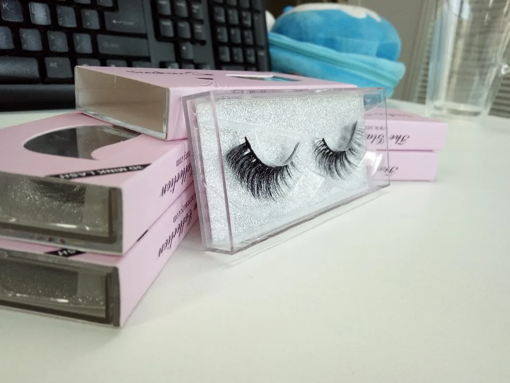 

hot selling!!20 Pairs Natural Soft Eye Lashes Makeup Handmade strip lashes Thick Fake False Eyelashes Newest free shipping