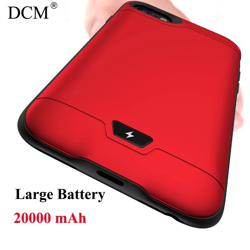Зарядное устройство чехол для iphone 6 7 8 plus аудио чип частоты 20000 Mah батарея