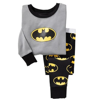 2018 Boys Girls Spider-man Super Man Set Spring Children's Clothing Full Pants +shirts Suit Kids Clothes Pajamas Sets Hot Casual | Детская