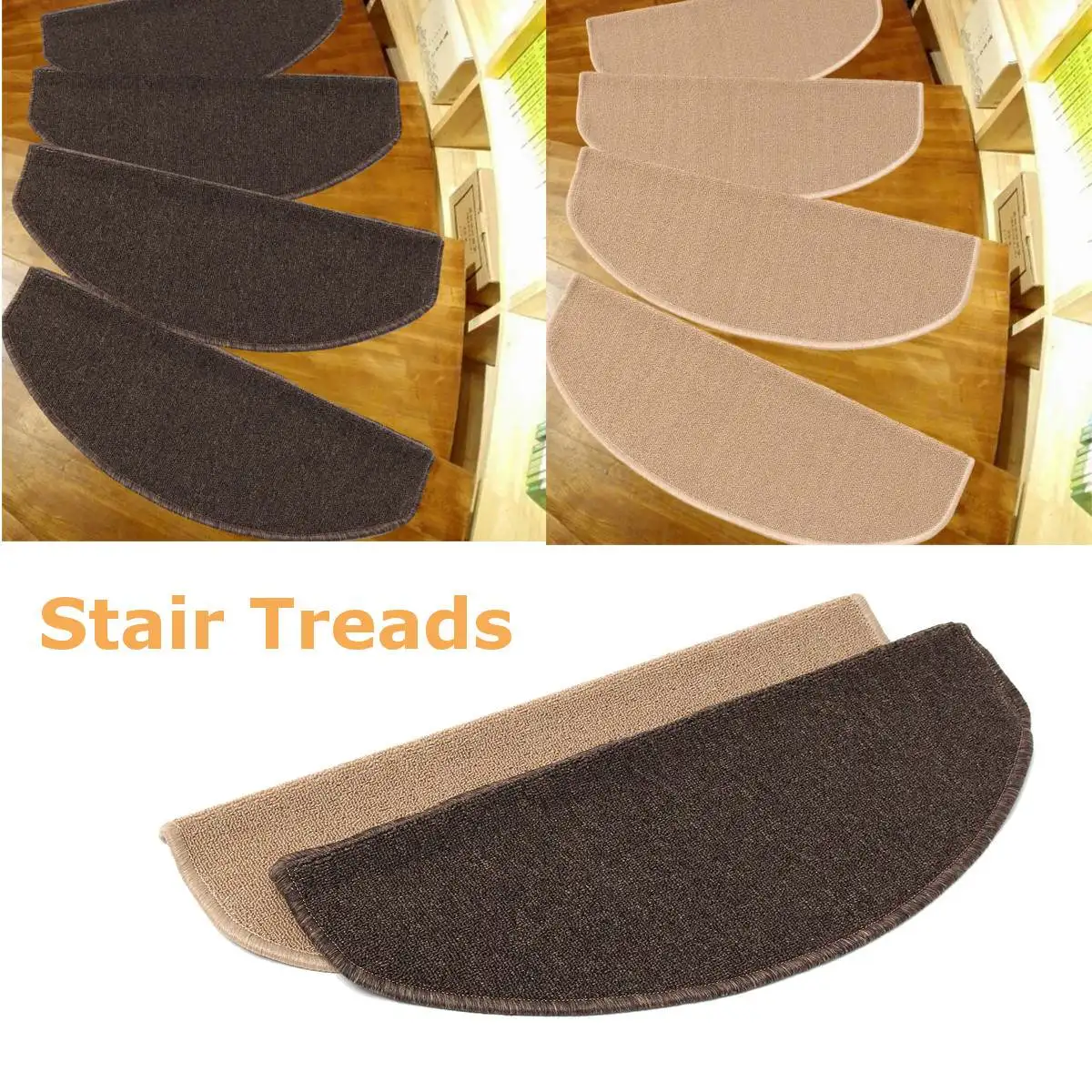 

1Pcs 65x24cm Carpet Stair Treads Mats Step Staircase Floor Mat Protection Cover Pads Home Decorative Non-Slip Step Rugs
