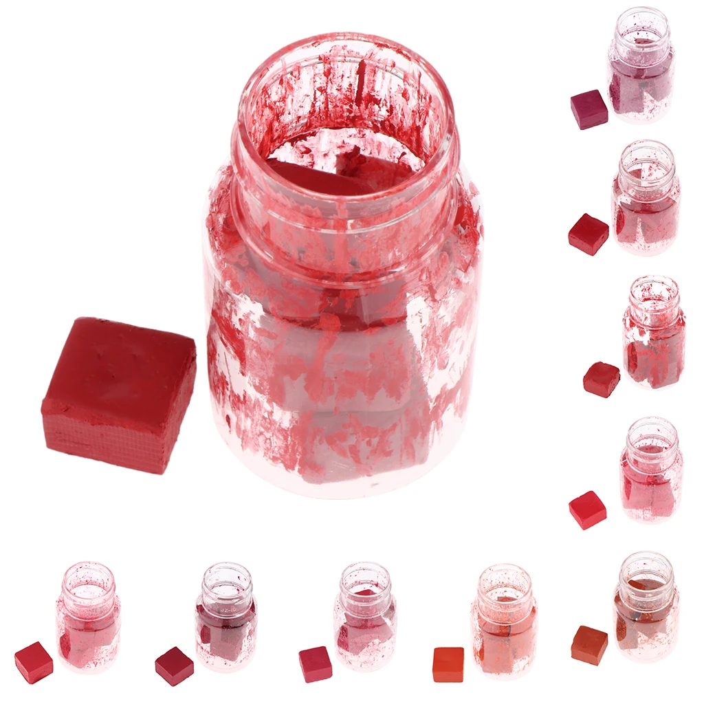 

Handmade Cosmetic Powder Pigment Block Colorant Dye for DIY Making Lipstick/Glosses