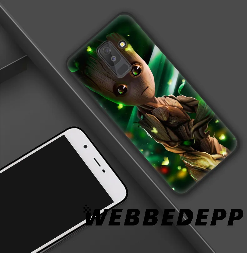 WEBBEDEPP Guardians of the Baby Groot Мягкий силиконовый чехол из ТПУ для Samsung Galaxy S10 S10e S9 S8 Plus S7 S6 Edge
