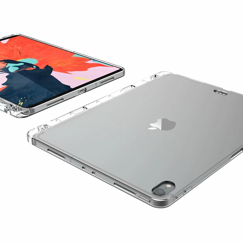 Мягкий прозрачный защитный чехол из ТПУ для планшета 2018 ipad pro 11 дюймов|Чехлы