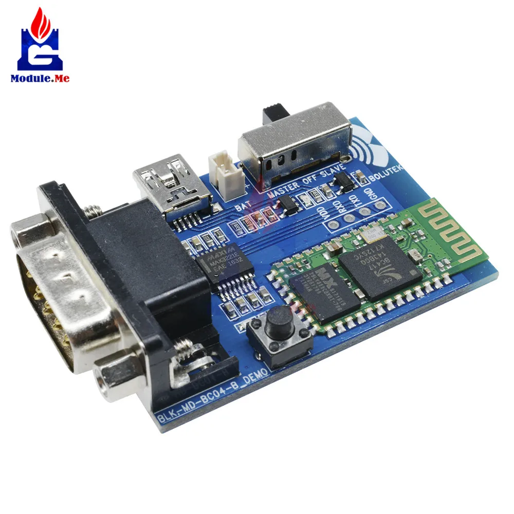 RS232 Bluetooth последовательный адаптер плата связи мастер Slave 2 режима 5 в мини USB Bluetooth последовательный порт профиль модуль