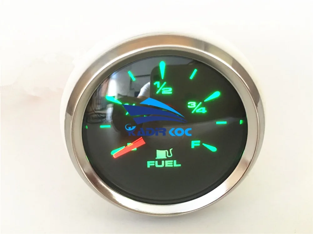 Упаковка из 1 Новое поступление 52 мм датчики уровня топлива 0-190ohm или 240-33ohm 0-180ohm измерители уровня топлива с 8 видами цвета подсветки