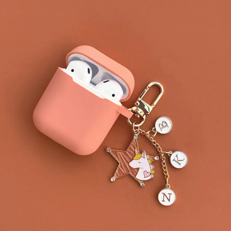 Чехол для Apple AirPods милый мультяшный силиконовый чехол Bluetooth наушников Airpods 2