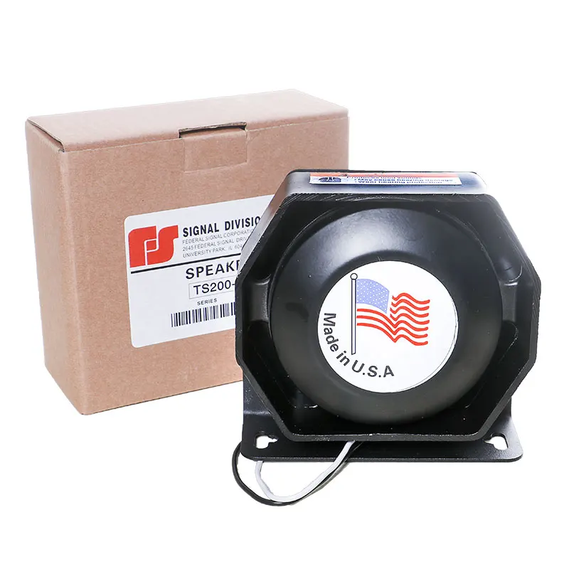 12V 200W фары для автомобилей полицейская сирена черный металлический корпус