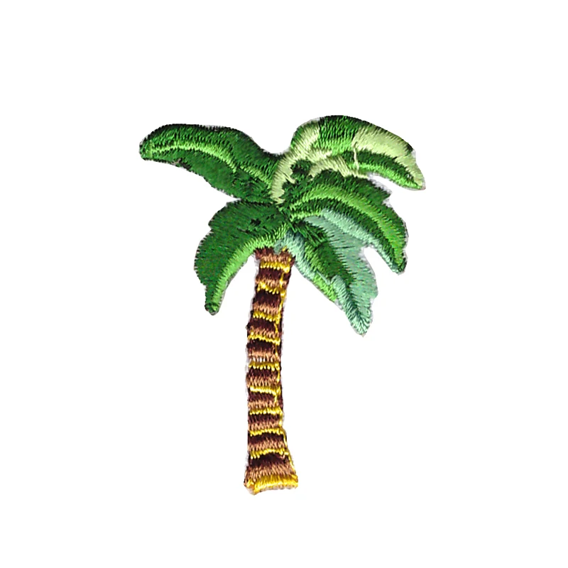 

PALM TREES coconut palm Iron On Embroidered Applique Patch/Tropical, Beach