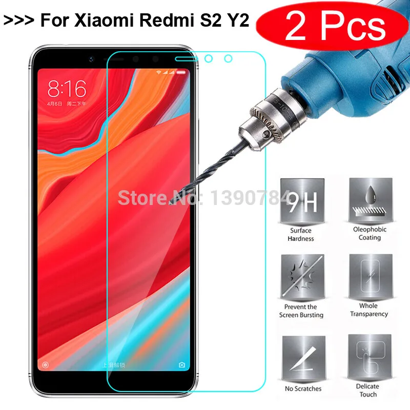 2 шт. 2.5D закаленное Стекло для Xiaomi mi 8 SE x S 6X A2 Lite Экран протектор спортивной камеры