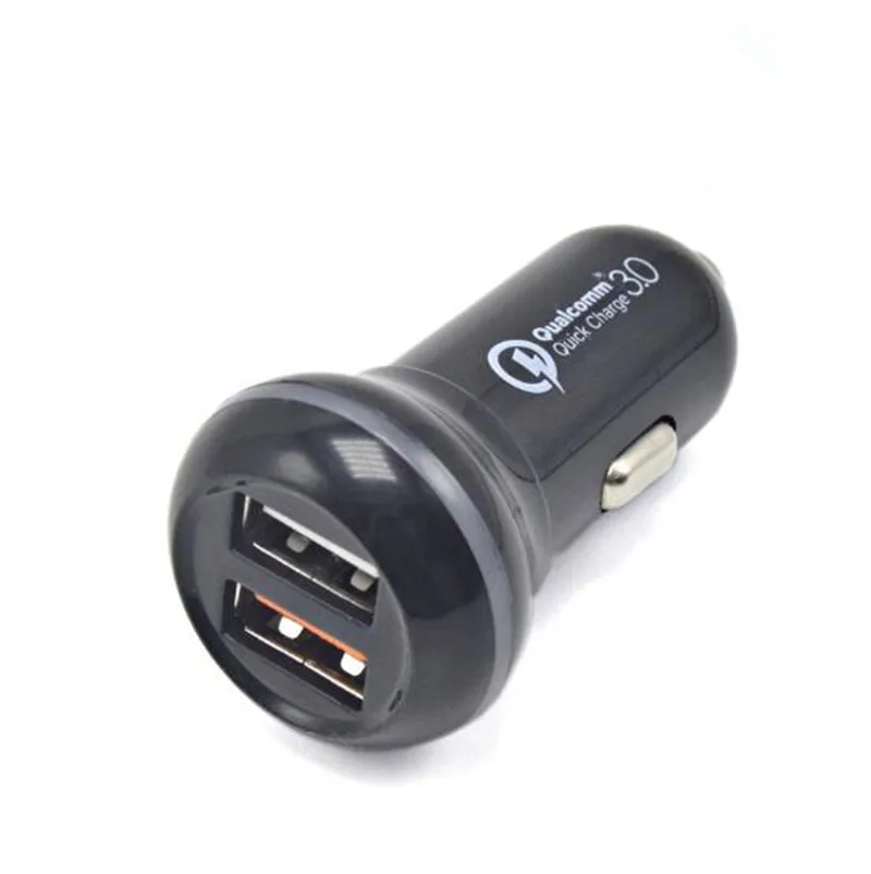 Для Qualcomm Быстрое Зарядное Устройство 3.0 9 В 12 2 Порт Mini USB автомобильное для iPhone 7 6 s