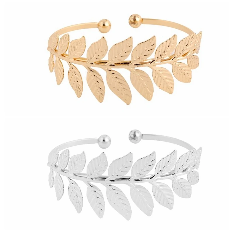 Oly2u 2017 New Fashion Open Leaf Bracelet Bangles for Women Wedding Jewelry Gift -G062 | Украшения и аксессуары