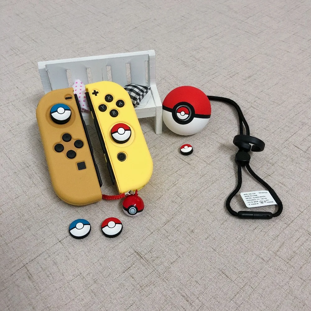 Let's GoPokemon Thumb grips cap s для nintendo NS Switch Joycon силиконовые Нескользящие Джойстики для джойстика ручка Кнопка колпачок s для nintendo Switch Lite Joy Con Thumbstick Grips cap
