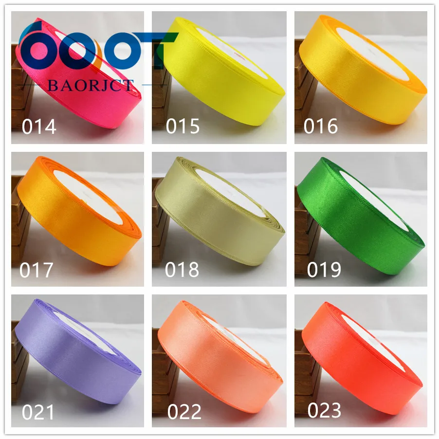 Шелковая сатиновая лента 25 мм 32 цвета на выбор ярдов декоративные ленты для