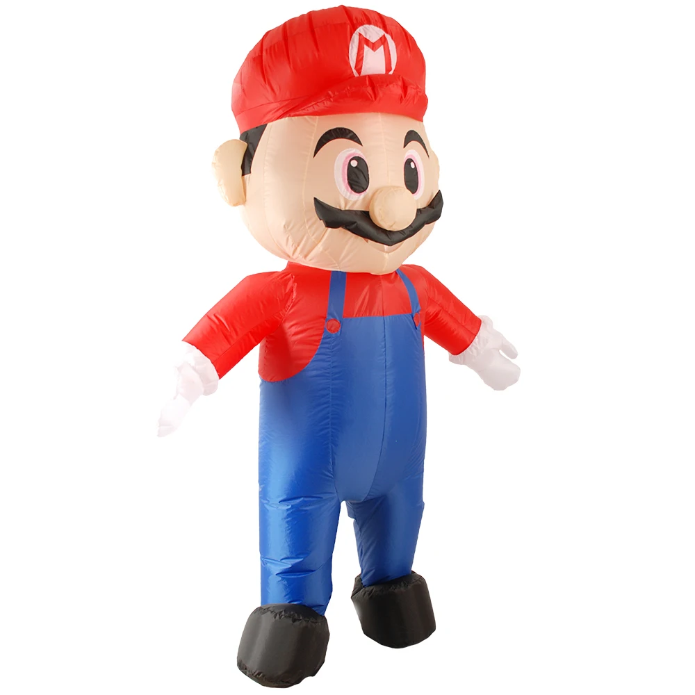 Надувной костюм для взрослых Super Mario Bros костюмы нарядное платье маскарадный