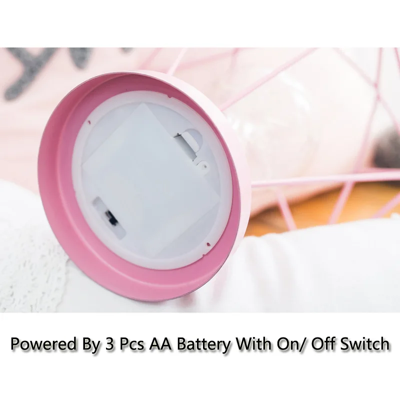 Светодиодный ночник с железным бриллиантом лампа свеча барный магазин