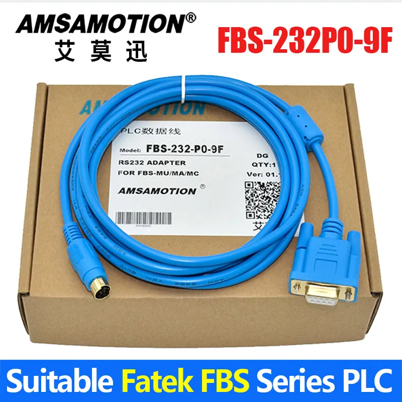 Подходит для Fatek FBS B1Z серии PLC Кабель для программирования PC-FBS кабель для загрузки FBS-232P0-9F FBS232P09F