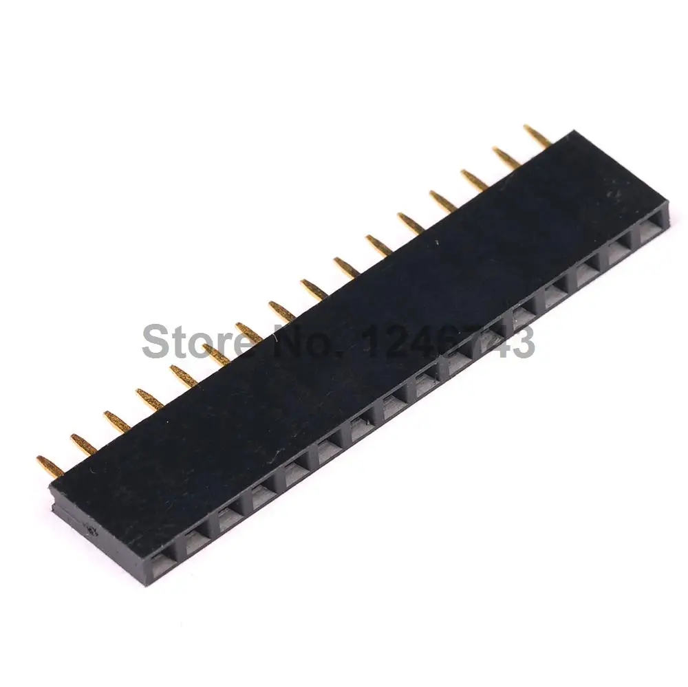 16 pin однорядное основание 2 54 1*16P расстояние прямое иглы 1602 ЖК экран гнездо 20