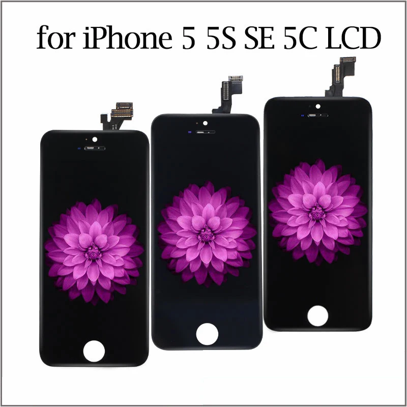 AAA ++ качественный ЖК дисплей для iPhone 5s Дисплей сенсорный дигитайзер экран в сборе