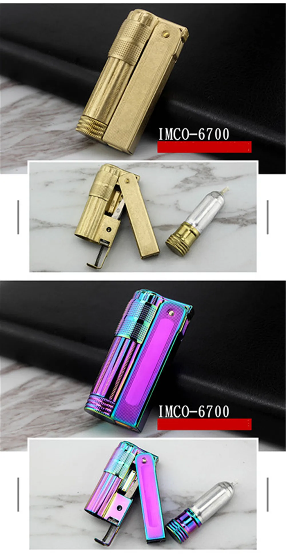 IMCO 6700, зажигалка для масла, бензина, зажигалка для сигарет, аксессуары для дыма, нержавеющая сталь