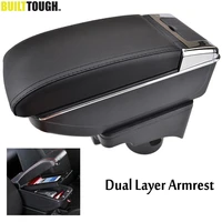 center console arm rest for vw golf 6 08 13 mk6 jetta 5 06 11 2012 vento wagon dual layer armrest storage box cup holder 2009