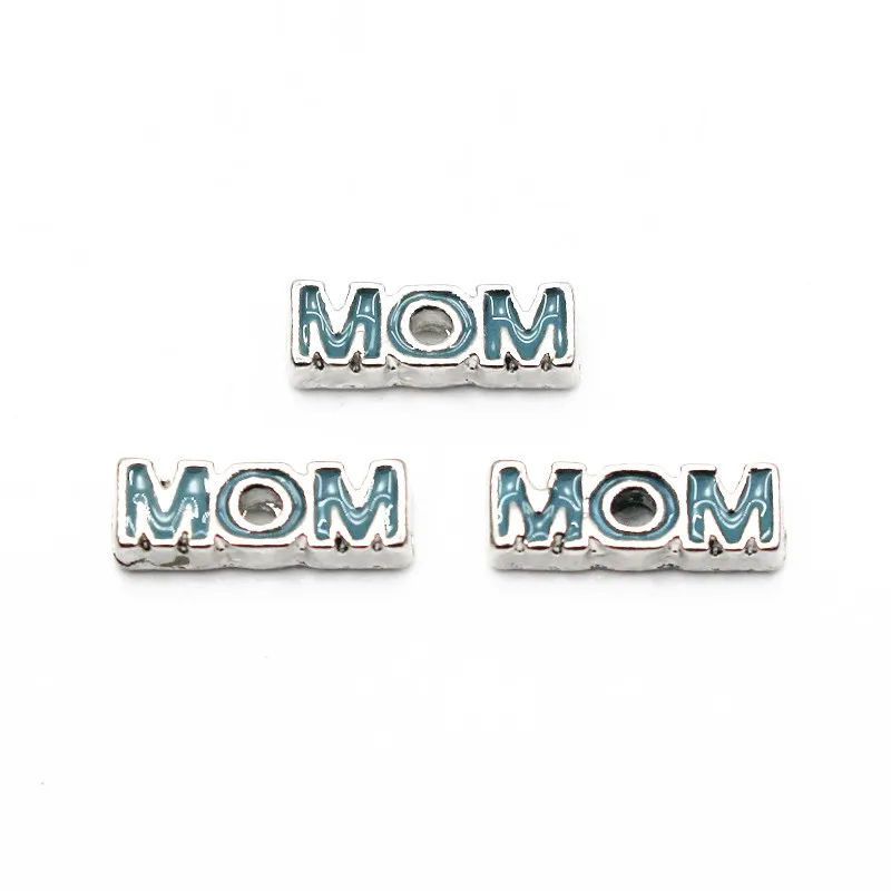 Хит продаж 10 шт./лот Хрустальные Плавающие Подвески с надписью LOVE MOM жилое стекло