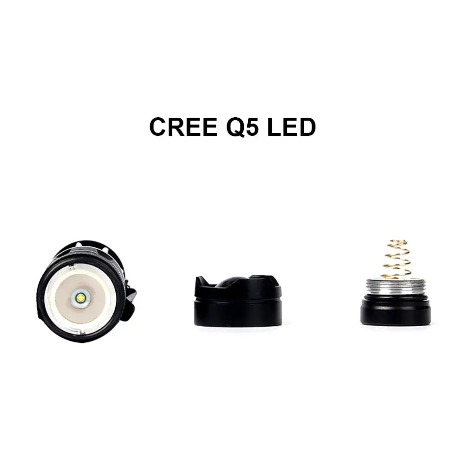 Мини Портативный фонарик светодиодный масштабируемый 3 режима CREE Q5 лампа Lanterna