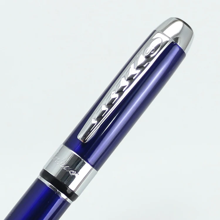 Jinhao250 синие и Серебристые студенческие офисные ручки для письма шариковая ручка 0